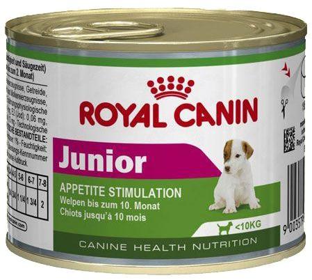 Royal Canin (Роял канин) Junior. Консервированный корм для щенков мелких пород в возрасте до 10 месяцев, 0,195 кг