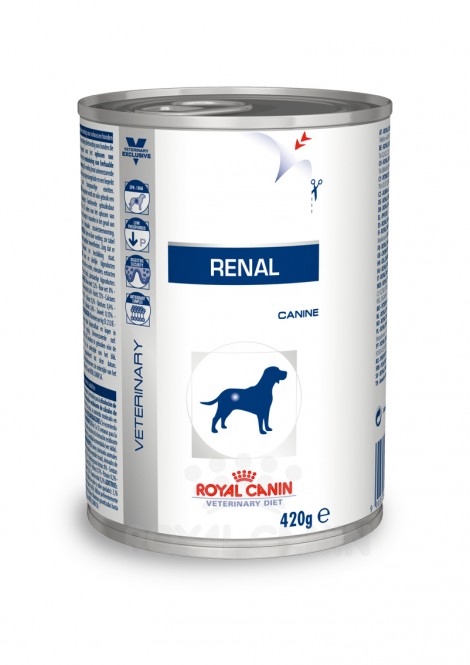 Royal Canin (Роял Канин) Renal. Консервированный диетический корм для собак при почечной недостаточности, 0,430 кг