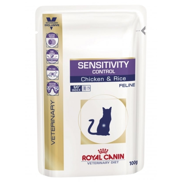 Royal Canin (Роял Канин) Sensitivy Control. Консервированный диетический корм для кошек при пищевой аллергии, 100 гр