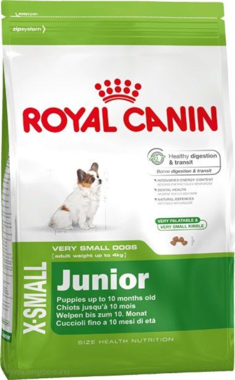 Royal Canin (Роял Канин) X-Small Junior .Сухой корм для щенков миниатюрных пород, 0,5 кг