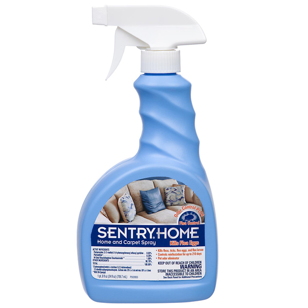 Sentry Home (Сентри Хоум). Спрей от блох и клещей в доме, 710 мл