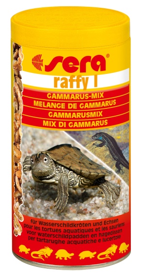 Sera (Сера) Raffy. Корм для черепах и ящериц (гаммарус, анчоус, креветки) 100 ml