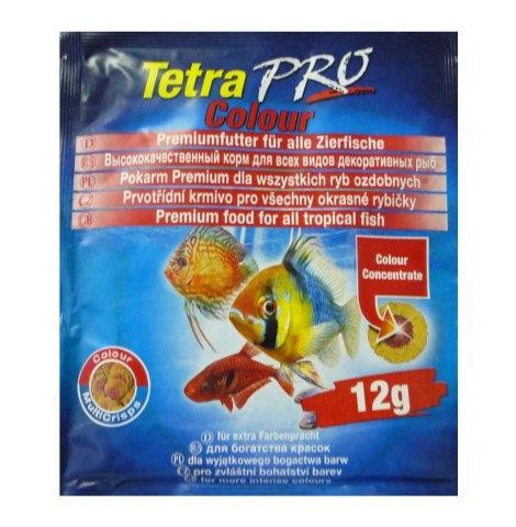 Tetra (Тетра) Pro Colour.Высококачественный корм для всех видов рыбок-для усиления и насыщенности красок 12 гр