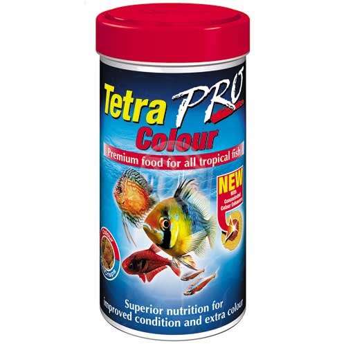 Tetra (Тетра) Pro Colour.Высококачественный корм для всех видов рыбок-для усиления и насыщенности красок 250 мл