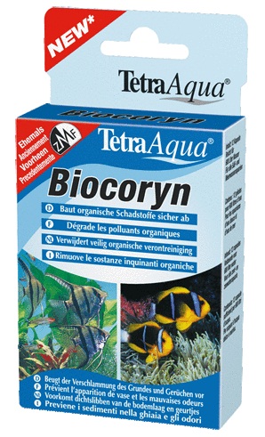 Tetra (Тетра) Biocoryn. Кондиционер для разложения органики на объем 1200 л  12 капсул