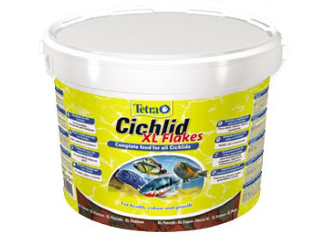 Tetra (Тетра) Min XL. Основной корм для всех видов тропических рыб (большие хлопья) 10 л