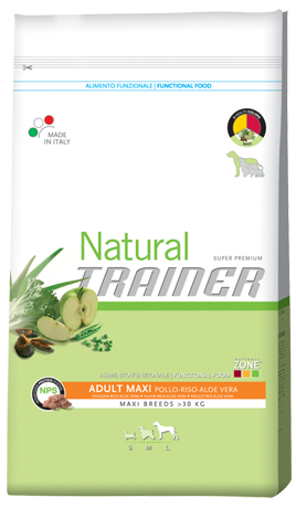 Trainer (Трейнер) Natural Adult Maxi. Сухой корм для взрослых собак крупных и гигантских пород, 3 кг