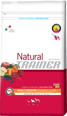 Trainer (Трейнер) Natural Adult Medium. Сухой корм для взрослых собак средних пород, 3 кг