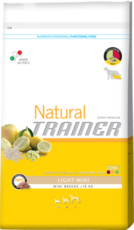 Trainer (Трейнер) Natural Adult Light Mini. Сухой корм для взрослых собак мелких пород с избыточным весом, 0,8 кг