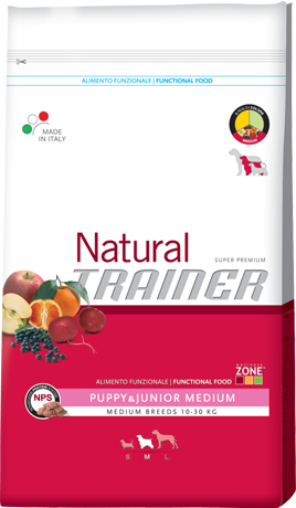 Trainer (Трейнер) Natural Puppy and Junior Medium. Сухой корм для щенков средних пород, 1 кг