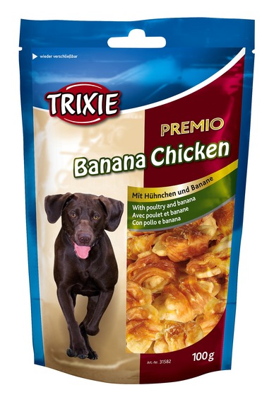 Premio Banana Chicken. Лакомство для собак с курицей и бананом, 100 г. Trixie (Трикси) (31582)