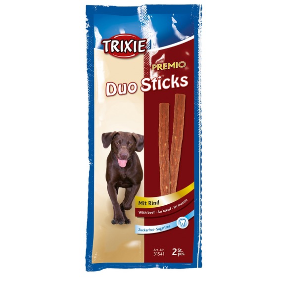 Premio Duo Sticks. Лакомство для собак с говядиной, 11 гр/2 шт. Trixie (Трикси) (31541)
