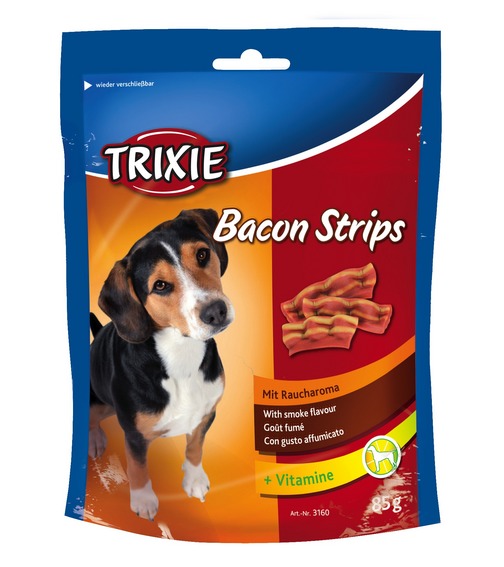Bacon Strips. Лакомство для собак с беконом, 85 гр. Trixie (Трикси) (3160)