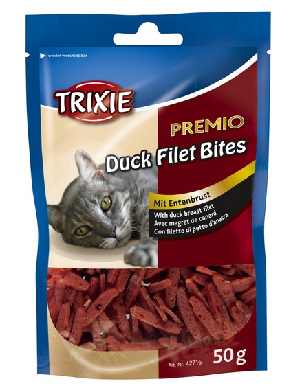 Premio Duck Filet Bites. Лакомство для котов с уткой, 50 гр. Trixie (Трикси) (42716)
