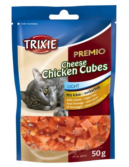 Premio Cheese Chicken Cubes. Лакомство для котов с курицей и сыром, 50 гр. Trixie (Трикси) (42717)