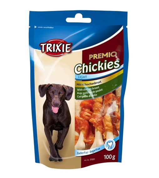 Premio Chickies. Лакомство-косточки для собак с курицей, 100 г. Trixie (Трикси) (31591)
