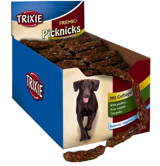 Premio Picknicks. Сосиски для собак с говядиной, 8 гр. Trixie (Трикси) (2748)