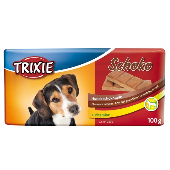 Dog chocolate. Шоколад для собак, 100 гр. Trixie (Трикси) (2970)