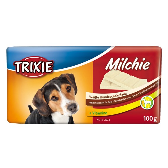 White dog chocolate. Шоколад белый для собак, 100 гр. Trixie (Трикси) (2972)