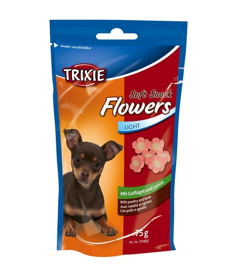 Soft Snack Flowers. Лакомство для собак с ягненком и птицей, 75 гр. Trixie (Трикси) (31492)