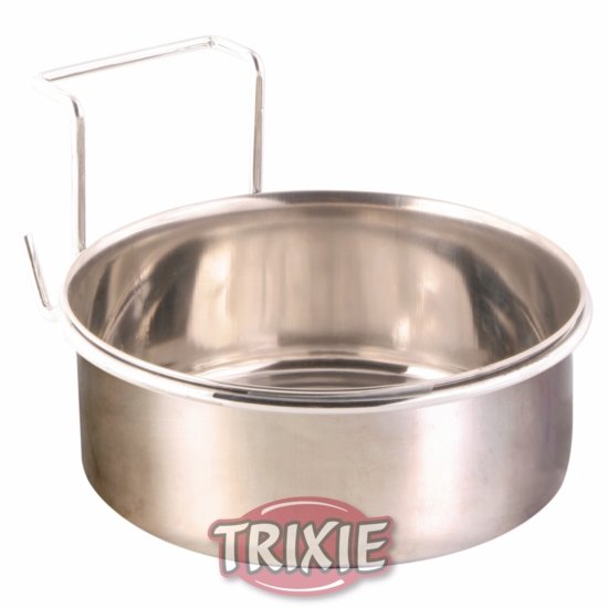 Trixie (Трикси) Stainless steel coop cup Кормушка для попугаев металическая   (5493)