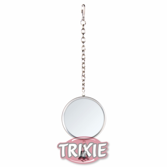Trixie (Трикси) Mirror with bell. Игрушка для птиц - зеркало с колокольчиком  5,5 см