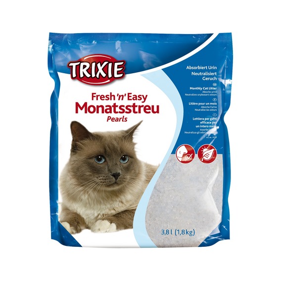 Trixie (Трикси) Fresh and Easy Pearls. Силикагелевый наполнитель для кошачьего туалета, 3,8 л (4021)