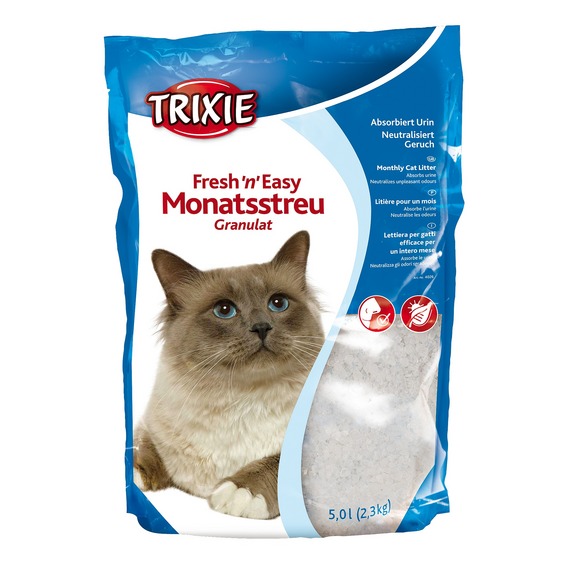 Trixie (Трикси) Fresh and Easy Granulat. Силикагелевый наполнитель для кошачьего туалета, 3,8 л (4025)