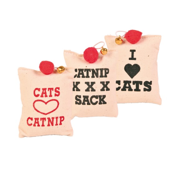 Игрушка Мешочек с колокольчиком, 9 см. Trixie (Трикси) (4114)