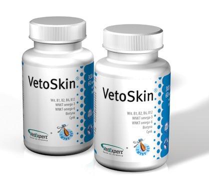 VetoSkin. Препарат для кожи и шерсти при дерматологических нарушениях для собак и кошек, 60 табл.. VetExpert (ВетЭксперт)