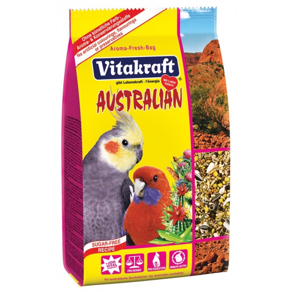 Australian. Корм основной для австралийских попугаев, 750 гр. Vitakraft (Витакрафт)