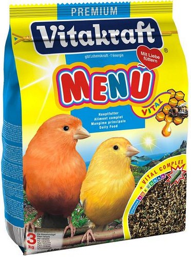 Premium Menu. Корм основной для канареек, 500 гр. Vitakraft (Витакрафт)