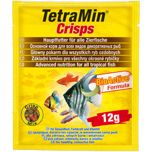 Tetra (Тетра) Min Crisps. Основной корм для всех видов декоративных рыб  12 г