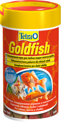 Tetra (Тетра) Goldfish Food. Сбалансированный корм для золотых рыбок и других видов холодноводных рыб (хлопья) 20 г