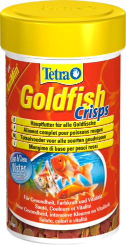 Tetra (Тетра) Goldfish Food Crisps. Сбалансированный корм для золотых рыбок и других видов холодноводных рыб (чипсы) 20 г