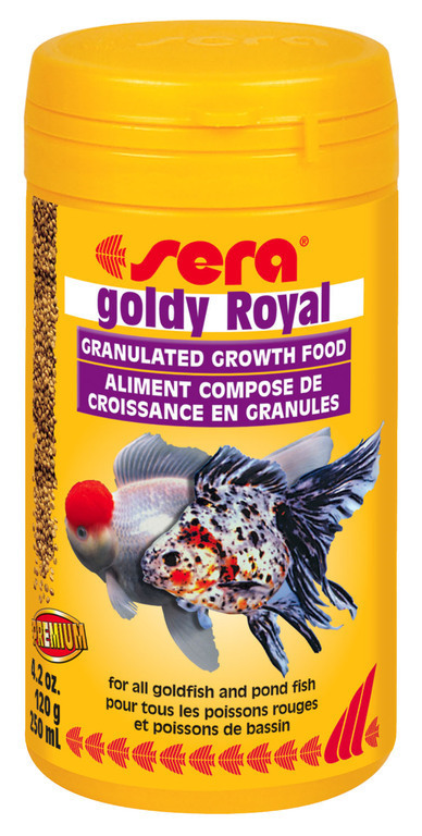 Sera (Сера) Goldy Royal Гранулированный корм для золотых рыбок со спирулиной и зародышами пшеницы  50 мл