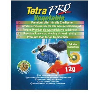 Tetra (Тетра) Pro Vegetable Crisps Полноценный корм для декоративных рыбок (чипсы) 12 гр