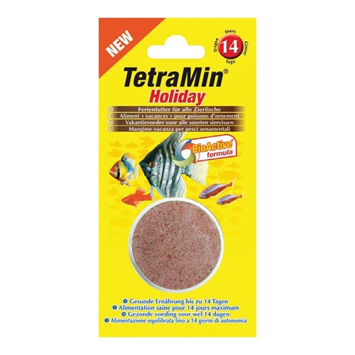 Tetra (Тетра) Min Holiday.  Корм для рыб во время Вашего отпуска 30 гр