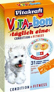 Vita-Bon (Вита-Бон) Витамины для собак малых пород  31 табл