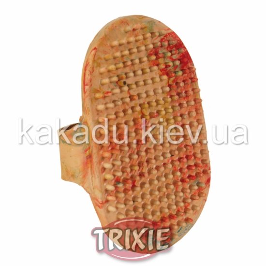 Trixie (Трикси) Massage brush with hand loop. Щетка овальная массажная (2336)