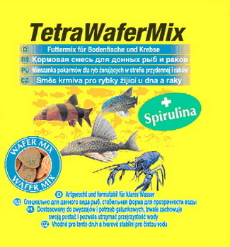 Tetra (Тетра) Wafer Mix. Корм для донных аквариумных рыб 15 гр