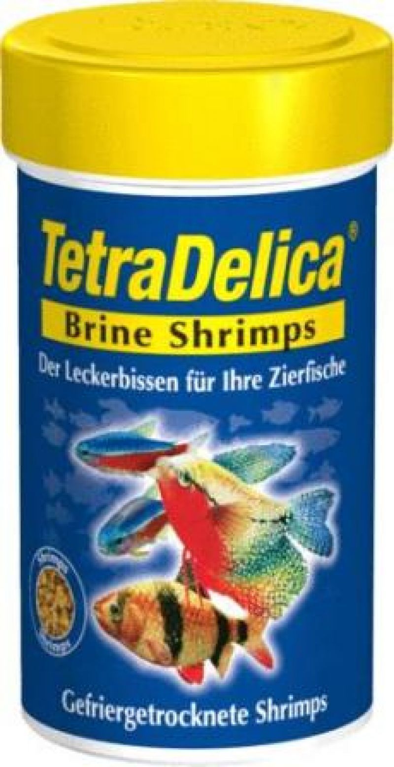 Tetra (Тетра) Delica Brine Shrimps. Здоровая подкормка для рыб состоящая из цельно высушенных рачков артемии  100 мл