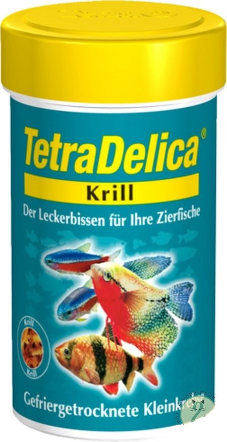 Tetra (Тетра) Delica Krill. Здоровая подкормка для рыб состоящая из цельно высушенных рачков криля  100 мл