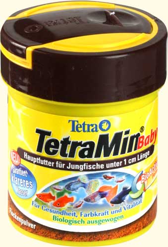 Tetra (Тетра) Min Baby. Основной корм,обогащённый протеином,для мальков длинной до 1см  (66 мл)