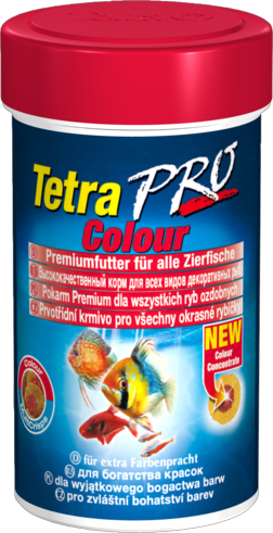 Tetra (Тетра) Pro Colour.Высококачественный корм для всех видов рыбок-для усиления и насыщенности красок 100 мл