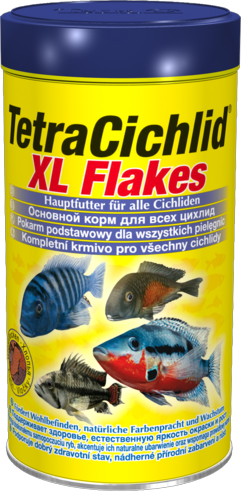 Tetra (Тетра) Cichlid XL Flakes. Основной корм для цихлид и крупных рыб (хлопья) 500 мл