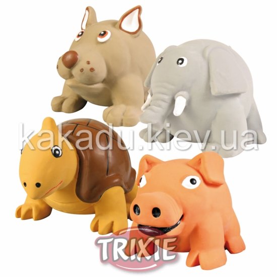 Игрушка латексная с пищалкой Животные, 8 см.Trixie (Трикси) (3564)