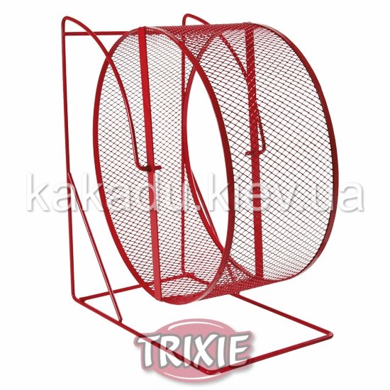 Trixie (Трикси) Hamster wheel. Колесо для грызунов на подставке метал  22 см