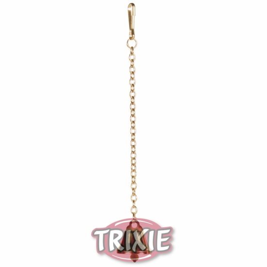 Trixie (Трикси) Brass bell with chain  Колокольчик на цепочке  (5245)