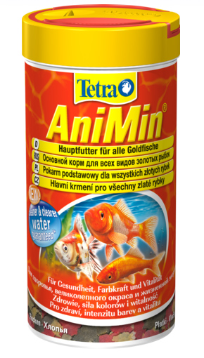 Tetra (Тетра) AniMin Goldfish Food. Сбалансированный корм для золотых рыбок и других видов холодноводных рыб 52 г